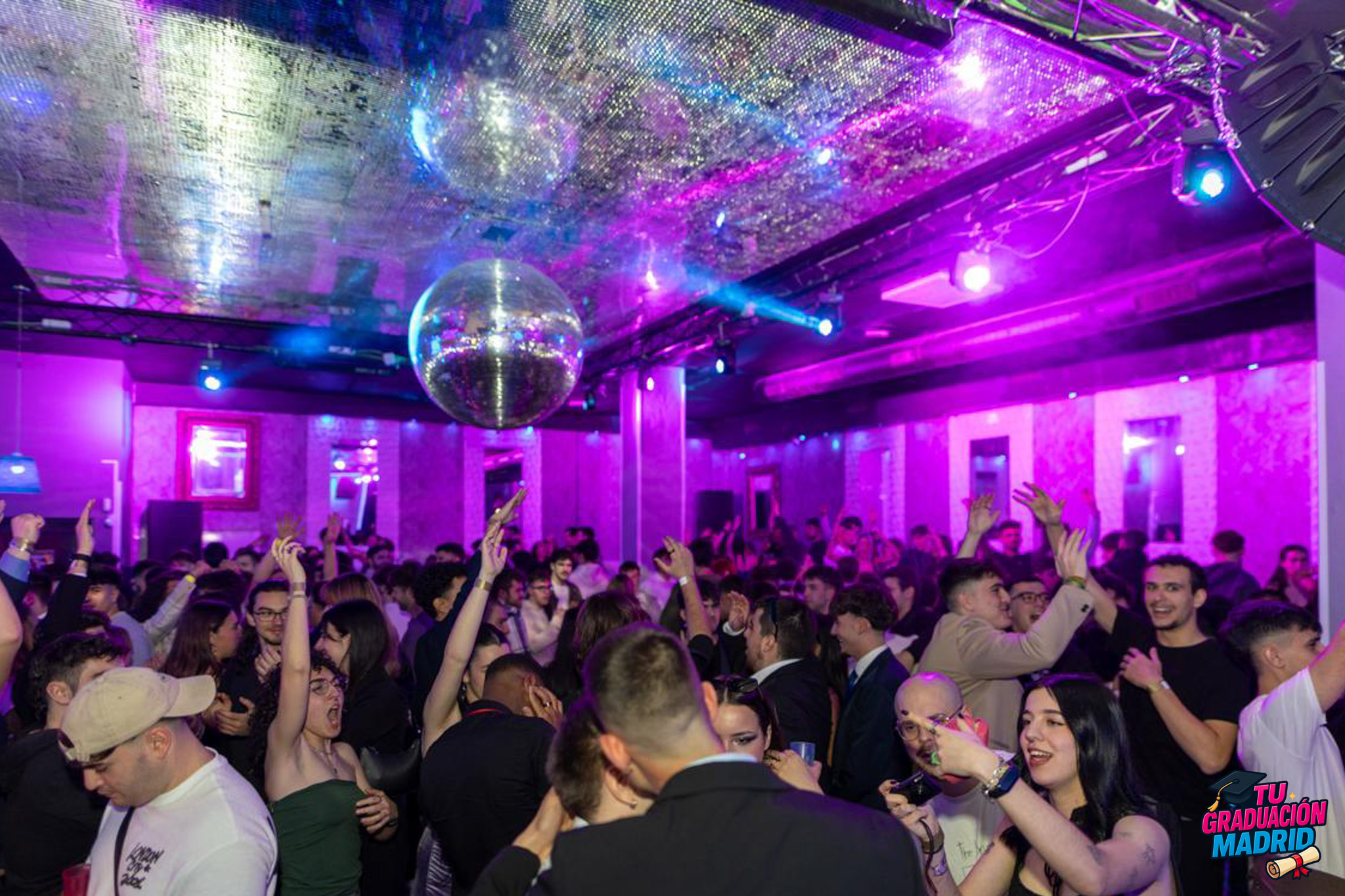 Graduación en discoteca en Madrid